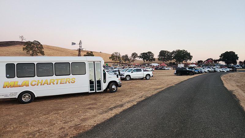 MLA Charters concert festival shuttle